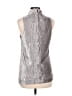 Etcetera Silver Sleeveless Blouse Size M - photo 2
