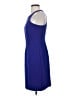 J.Crew 100% Polyester Solid Blue Cocktail Dress Size 4 - photo 5