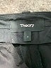Theory Solid Black Wool Pants Size 4 - photo 3