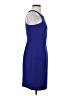 J.Crew 100% Polyester Solid Blue Cocktail Dress Size 4 - photo 4