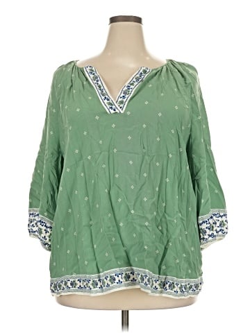 Lane Bryant 3/4 Sleeve Blouse (view 1)