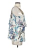 Tibi Silver Sleeveless Silk Top Size 4 - photo 4