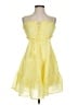 Unbranded 100% Polyester Yellow Cocktail Dress Size S - photo 1