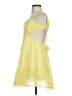 Unbranded 100% Polyester Yellow Cocktail Dress Size S - photo 5