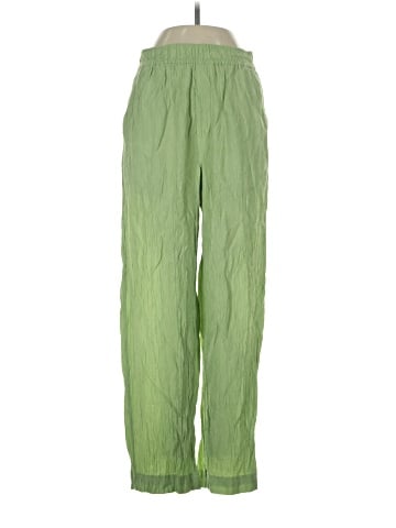 Madewell Crinkled Crepe Straight-Leg Crop Pants (view 1)
