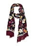 Unbranded Floral Burgundy Scarf One size - photo 1