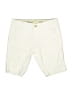 Eddie Bauer Solid Ivory Khaki Shorts Size 4 Petite - photo 1