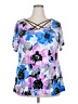 Avenue Blue Short Sleeve Top Size 18 Plus - photo 1