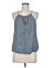 Gap Blue Sleeveless Blouse Size M - photo 1