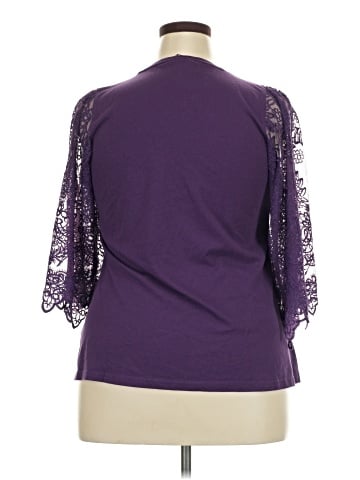 City Chic 3/4 Sleeve Top (view 2)