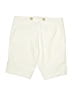 Eddie Bauer Solid Ivory Khaki Shorts Size 4 Petite - photo 2