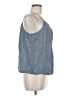 Gap Blue Sleeveless Blouse Size M - photo 4