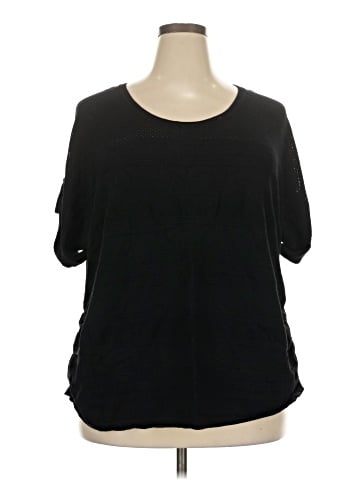 Lane Bryant Outlet Short Sleeve Top (view 1)