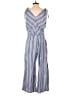 Just Living Stripes Blue Jumpsuit Size M - photo 2