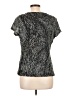 212 Collection Gray Short Sleeve Blouse Size L - photo 2