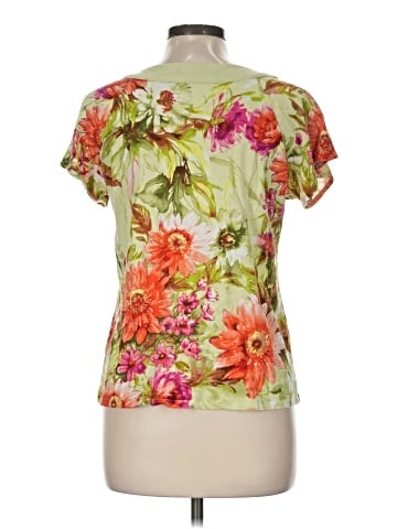 Caribbean Joe Short Sleeve Blouse (view 2)