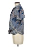 Eclair Paisley Blue Short Sleeve Blouse Size M - photo 5