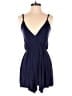 Charlotte Russe Solid Blue Romper Size M - photo 1