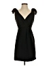 Ann Taylor LOFT 100% Polyester Solid Black Cocktail Dress Size 00 Petite - photo 1