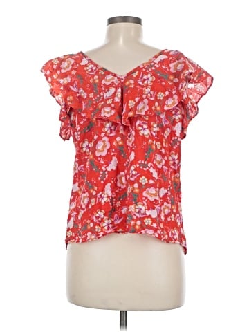 Q&A Short Sleeve Blouse (view 2)