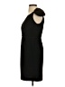 Ann Taylor LOFT 100% Polyester Solid Black Cocktail Dress Size 00 Petite - photo 5