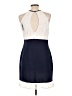 Lauren James Solid Blue Cocktail Dress Size L - photo 2
