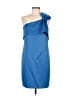 Halston Heritage 100% Polyester Blue Cocktail Dress Size L (estimated) - photo 1