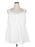Torrid 100% Cotton White Sleeveless Blouse Size 3X Plus (3) - photo 1