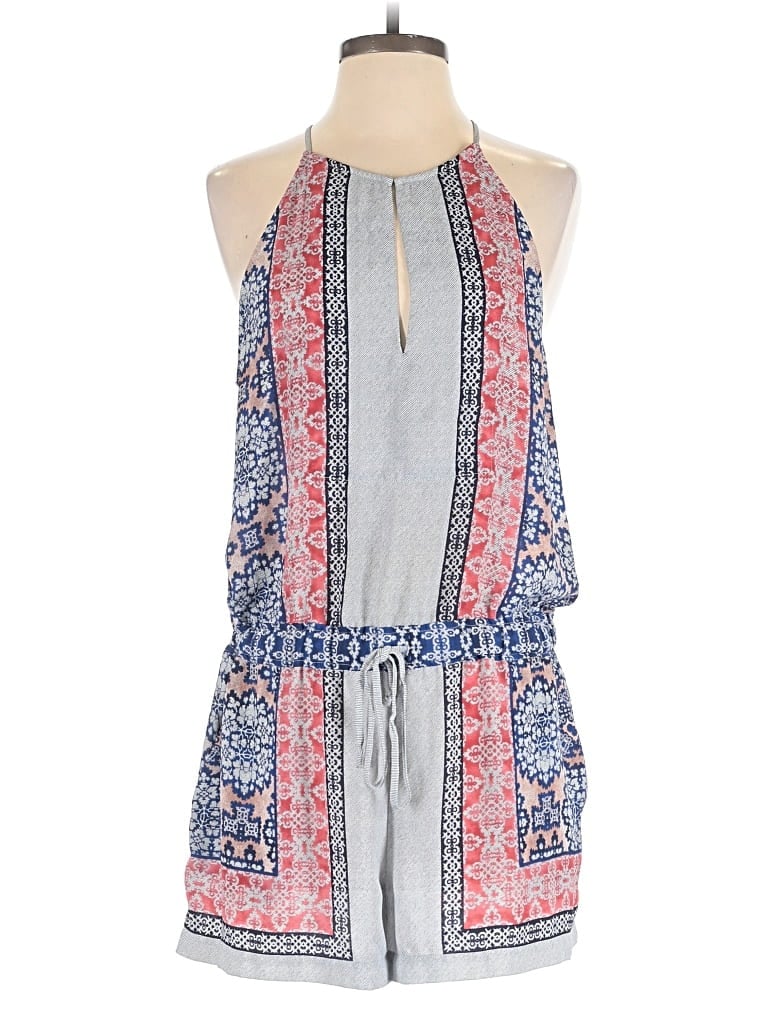 Pre-owned Bcbgmaxazria Romper In Blue