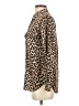 Equipment 100% Silk Animal Print Brown Long Sleeve Silk Top Size S - photo 5