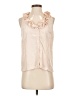 J.Crew 100% Silk Ivory Sleeveless Silk Top Size 4 - photo 1