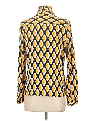 Classiques Entier Long Sleeve Silk Top (view 2)