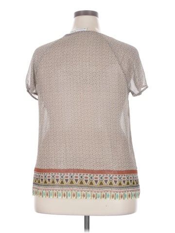 Liz Claiborne Short Sleeve Henley (view 2)