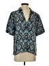 Ivy Jane Paisley Blue Short Sleeve Blouse Size S - photo 1