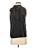 Equipment 100% Silk Black Sleeveless Silk Top Size S - photo 1