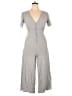 O'Neill 100% Rayon Chevron-herringbone Gray Jumpsuit Size L - photo 1