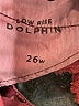 BDG 100% Cotton Hearts Pink Denim Shorts Size 26 waist - photo 4