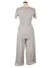 O'Neill 100% Rayon Chevron-herringbone Gray Jumpsuit Size L - photo 2