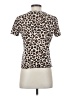 Le Lis Animal Print Tan Short Sleeve Turtleneck Size S - photo 2
