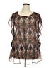 Liz Claiborne 100% Polyester Black Short Sleeve Blouse Size 3X - photo 1