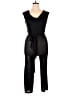 Connected Apparel Solid Black Jumpsuit Size 10 (petite) - photo 1