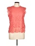 Ellen Tracy 100% Polyester Orange Sleeveless Blouse Size L - photo 1