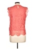 Ellen Tracy 100% Polyester Orange Sleeveless Blouse Size L - photo 2