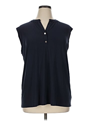 Anne Klein Sleeveless Blouse (view 1)