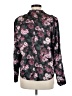 Badgley Mischka 100% Polyester Floral Green Long Sleeve Blouse Size M - photo 2