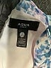 Aqua 100% Polyester Floral Blue Dress Size 10 - 12 - photo 3