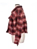 Vigoss 100% Polyester Plaid Red Cardigan Size XL - photo 5