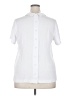 ELOQUII 100% Polyester White Short Sleeve Blouse Size 18 Plus - photo 2