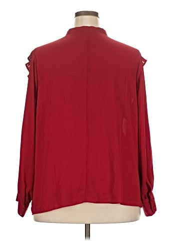 ELOQUII Long Sleeve Blouse (view 2)