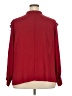 ELOQUII 100% Polyester Burgundy Long Sleeve Blouse Size 22 Plus - photo 2